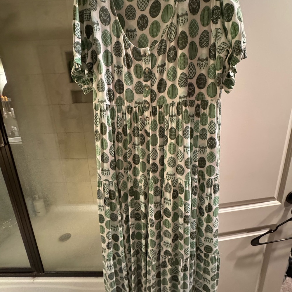 Kate Quinn Green Maxi Dress